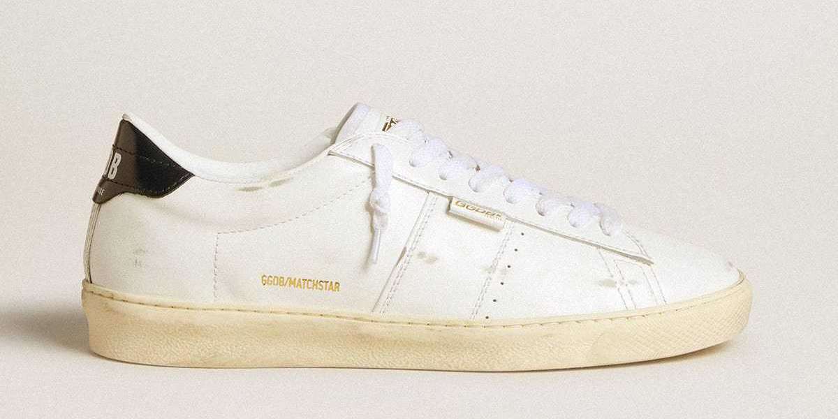 with that transformed Golden Goose on the runway models