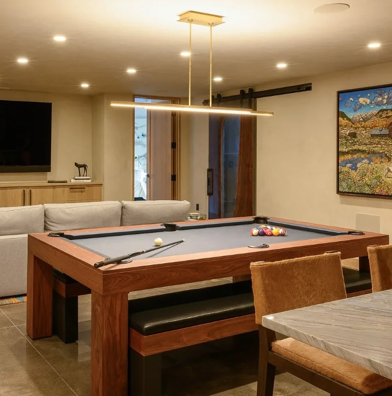 Where Luxury Meets Function: The Modern Evolution of the Convertible Pool Table