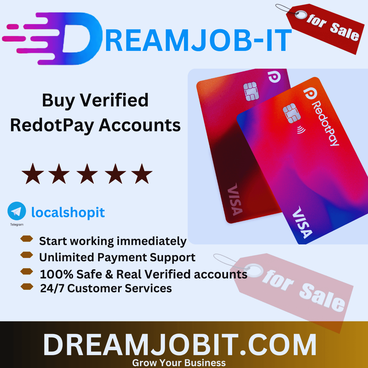 Buy Verified RedotPay Account – 100% Secure & Ready