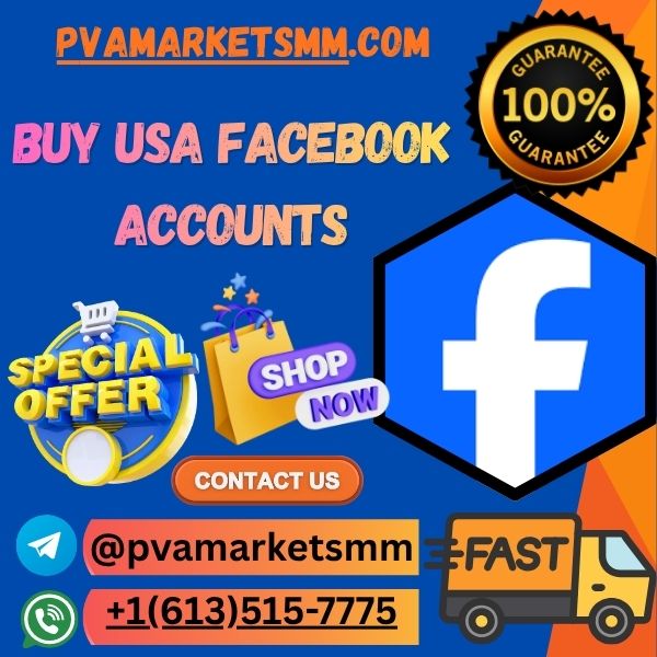 Buy USA Facebook Accounts - 100% Real - Mid-Man