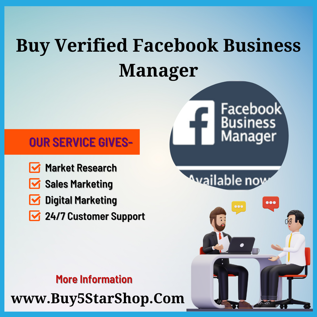 Buy Verified Facebook Business Manager - With Document BM