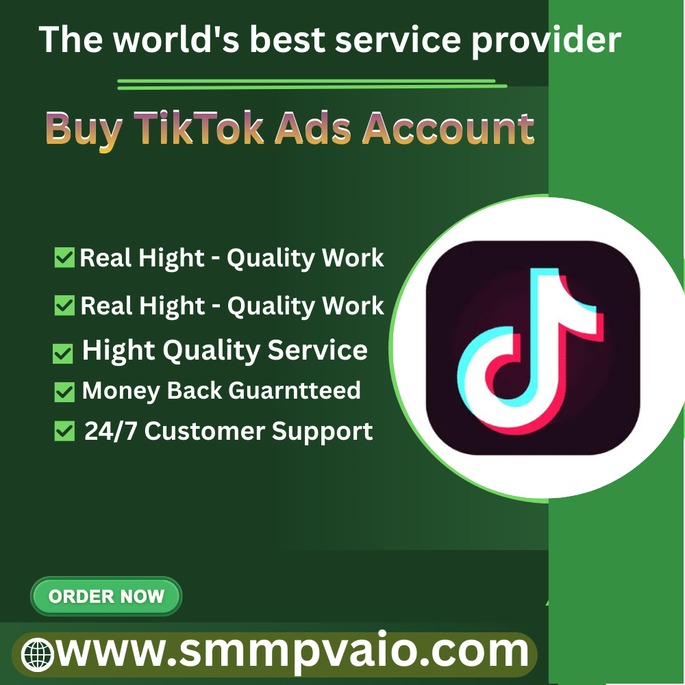Buy TikTok Ads Accounts - Verified & Ready-to-Use”