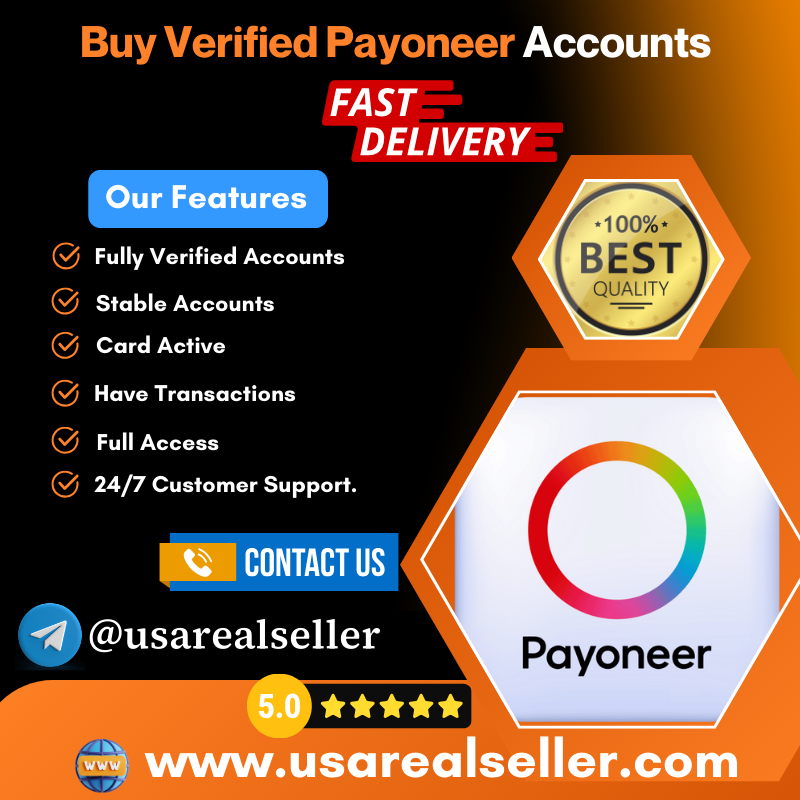 Get Verified Payoneer Accounts - Card Activ Personal busine