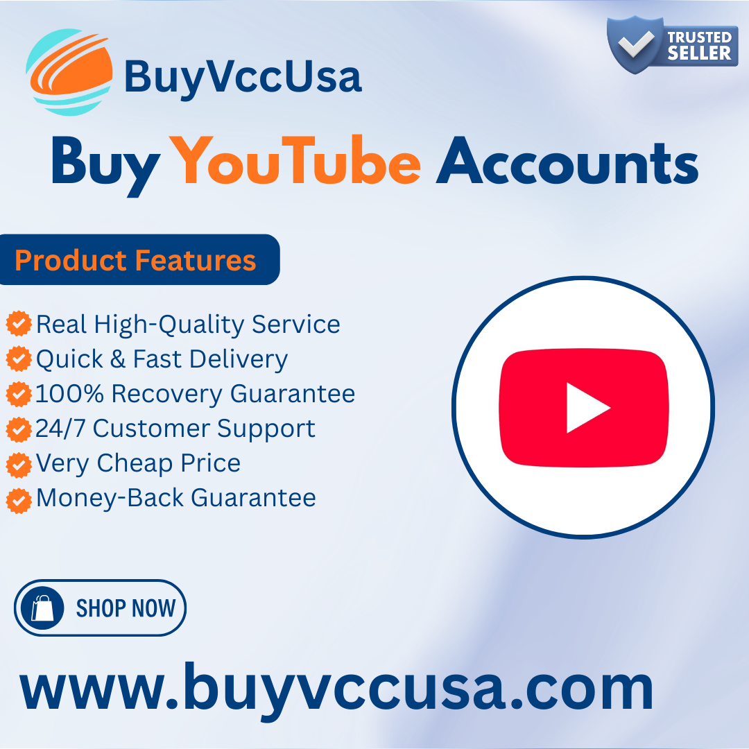 Buy YouTube Accounts - Verified & High-Quality Accounts