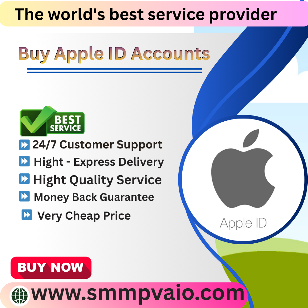 Buy Apple ID Accounts - smmpvaio.com 100% safe for you